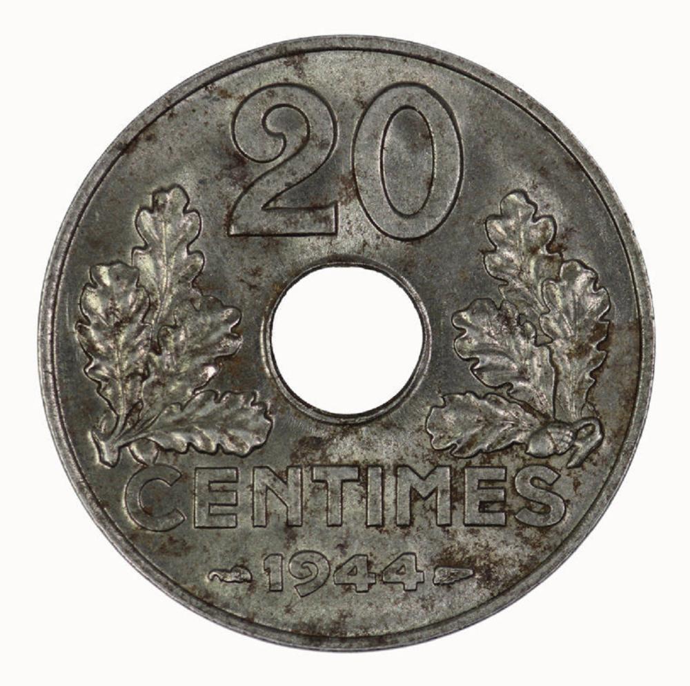 France 1944 20 Centimes in ... image