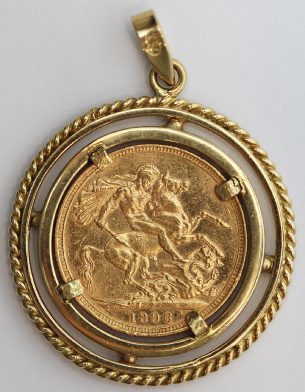 Gold (22ct) Sovereign dated... image