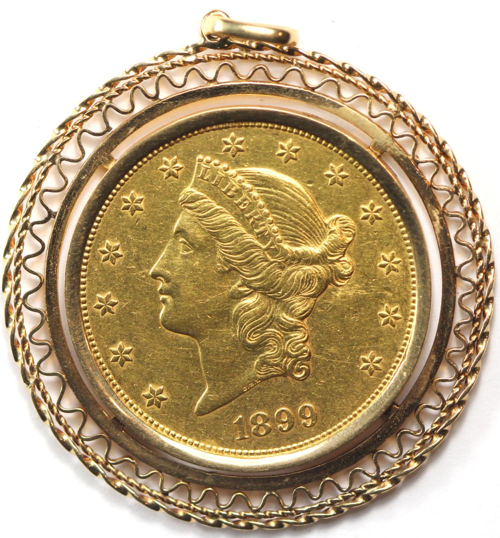 USA. 1899 Liberty Head Gold... image