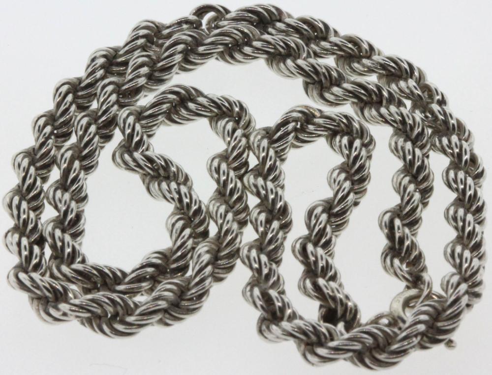 Italian Rope Necklace in St... image