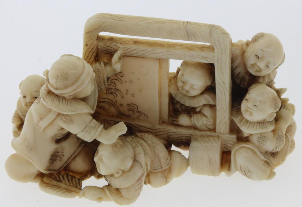 Japanese Netsuke Ivory carv... image