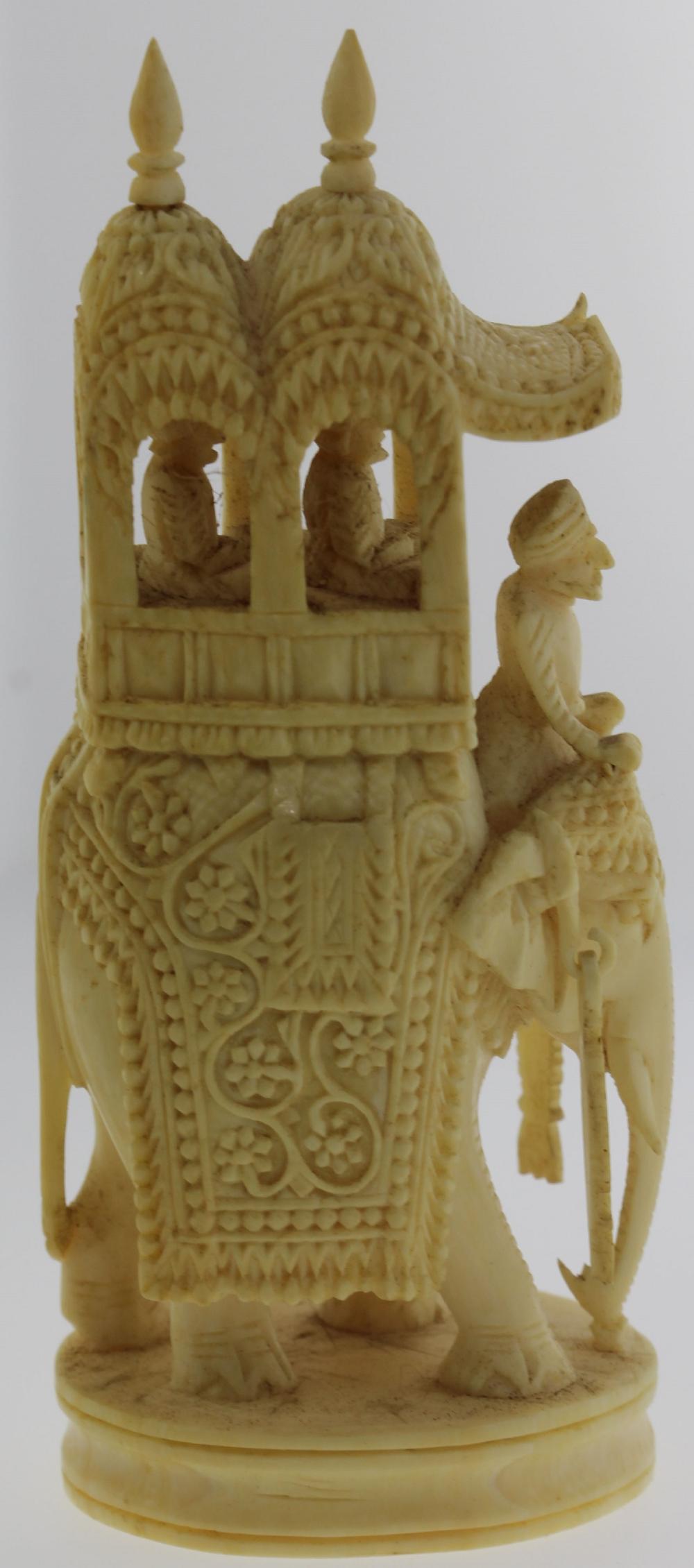 Antique Ivory carving of an... image