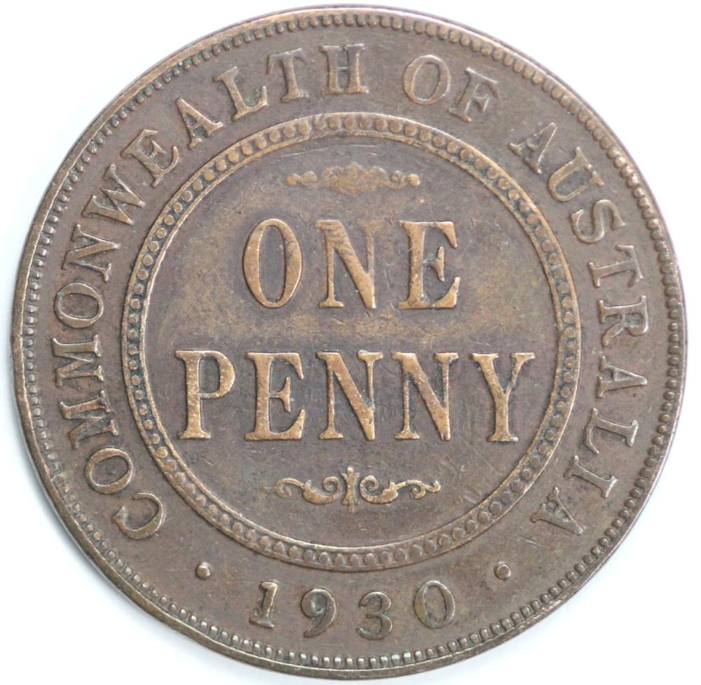 Australia. 1930 Penny, abou... image