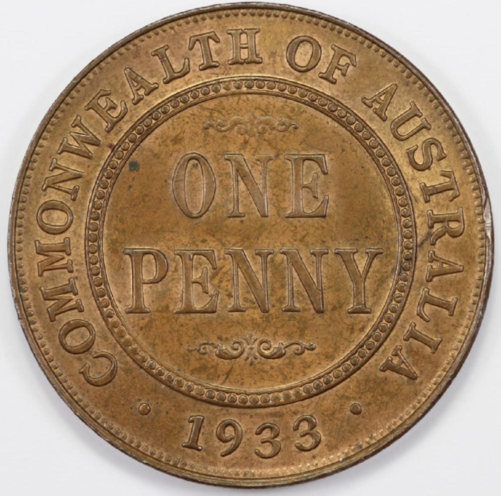 Australia. 1933 Penny, Choi... image