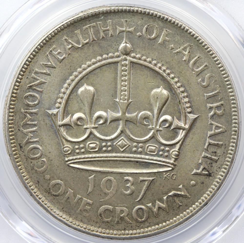 Australia. 1937 Crown, PCGS... image