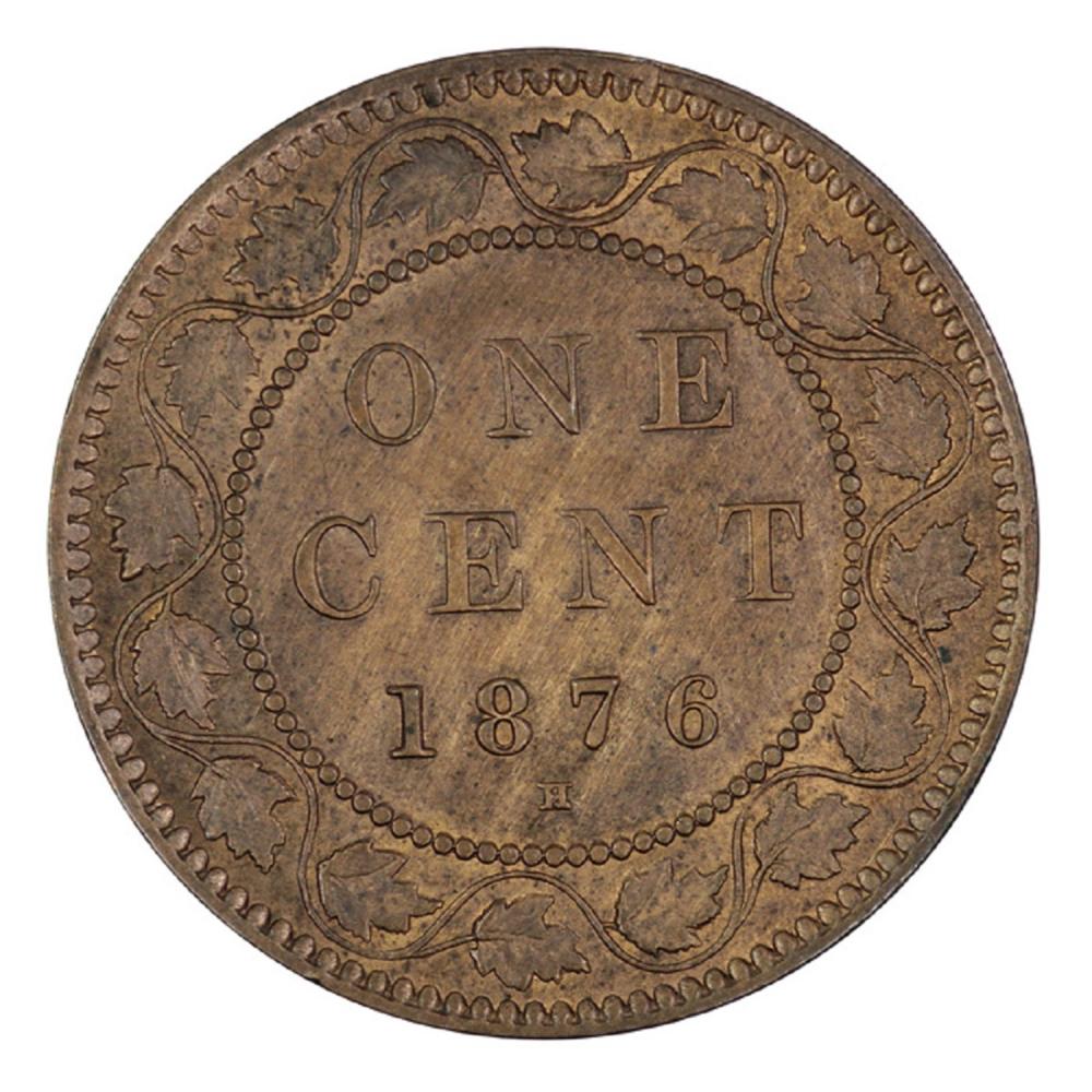 Canada. 1876 H Cent, Choice... image