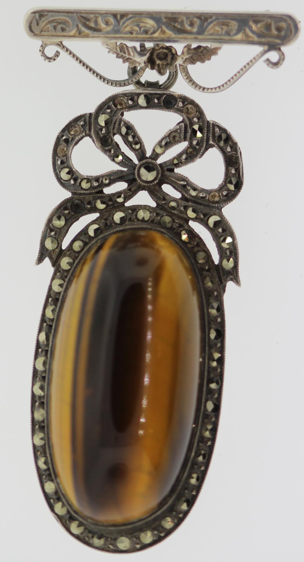 Antique Tiger Eye and Marca... image