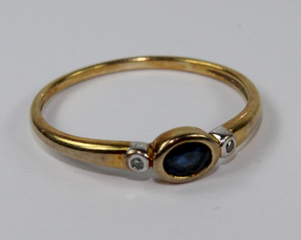 Sapphire Ring in 9ct Yellow... image