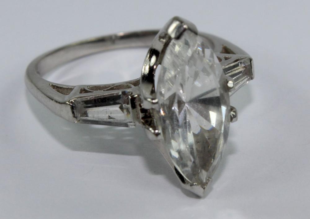 Faceted Rock Crystal Ring i... image