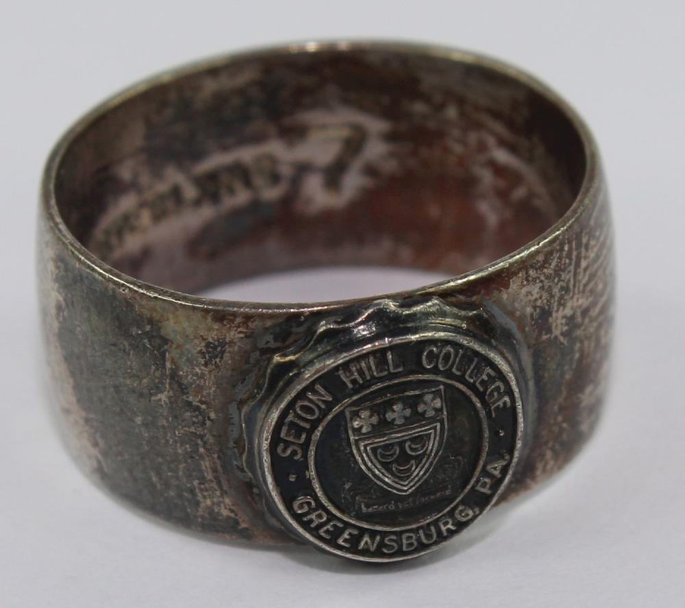 U.S.A. College Ring in Ster... image