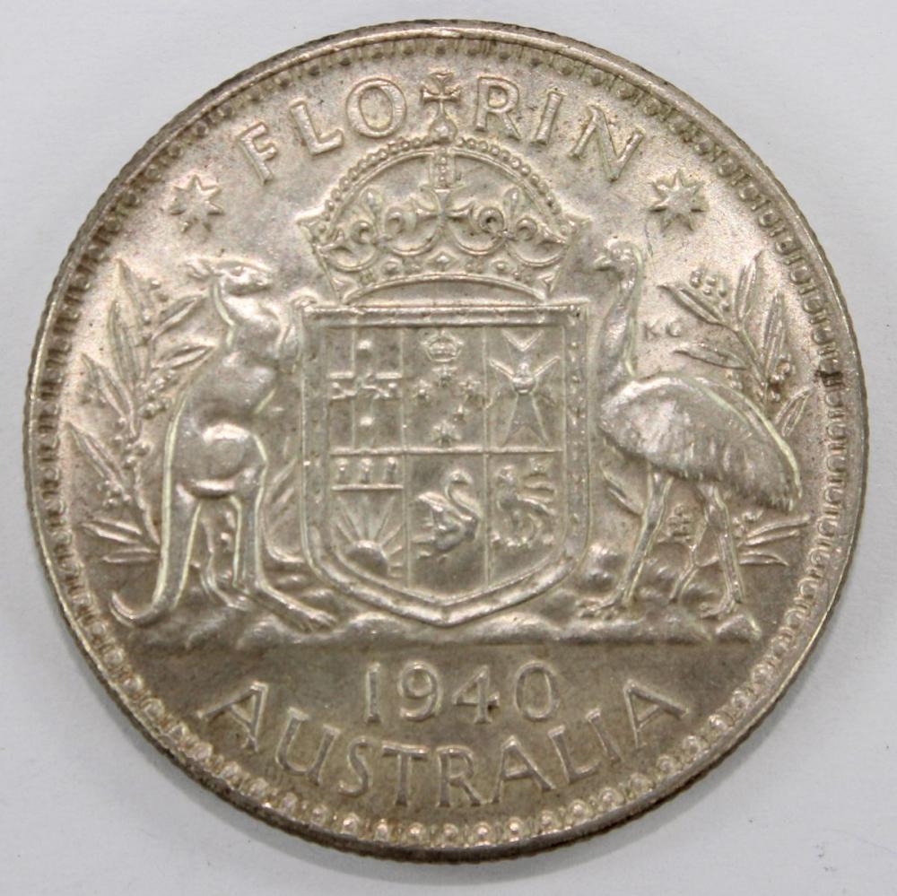 Australia 1940 Florin, Unci... image