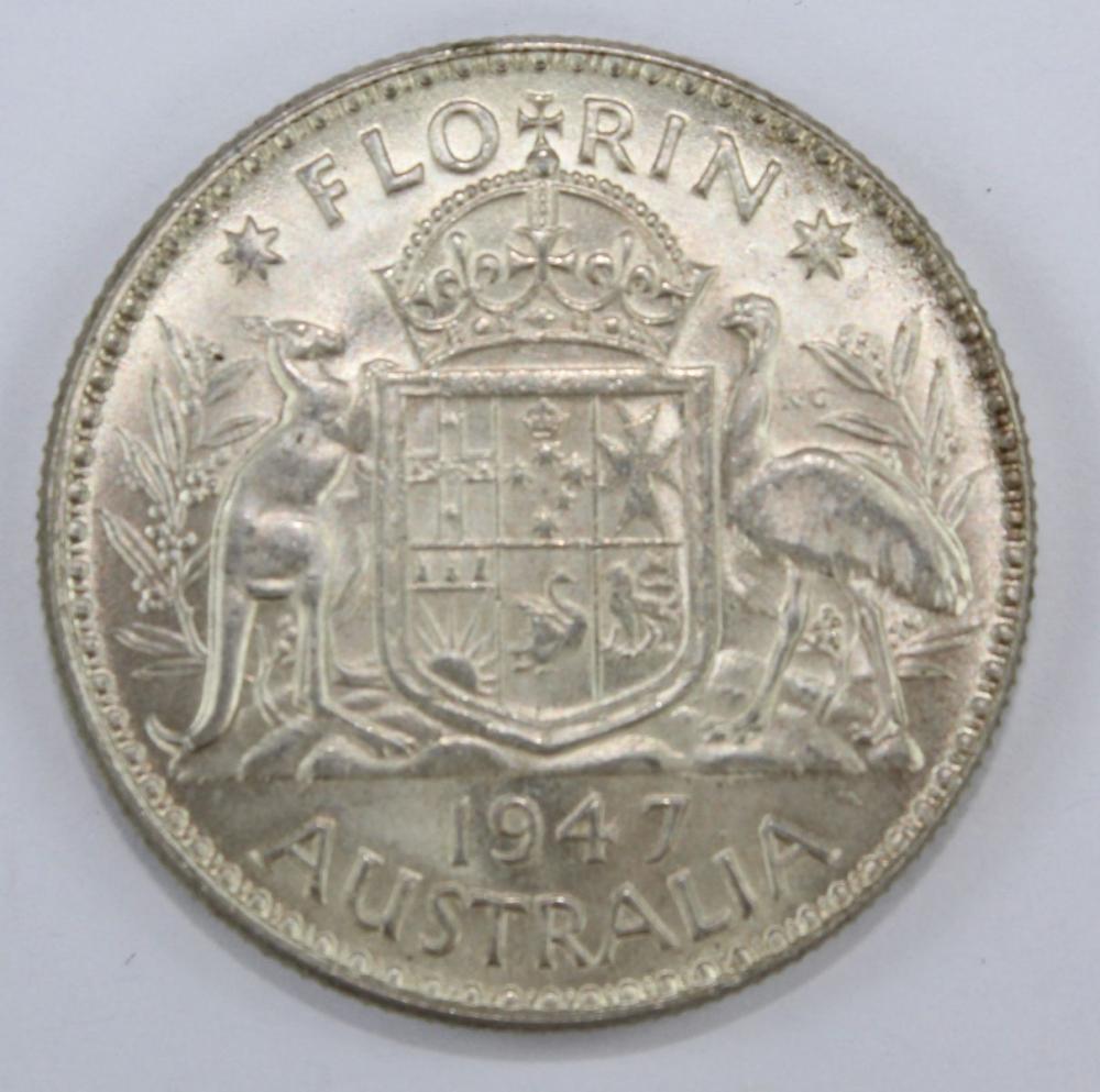 Australia 1947 Florin, Choi... image