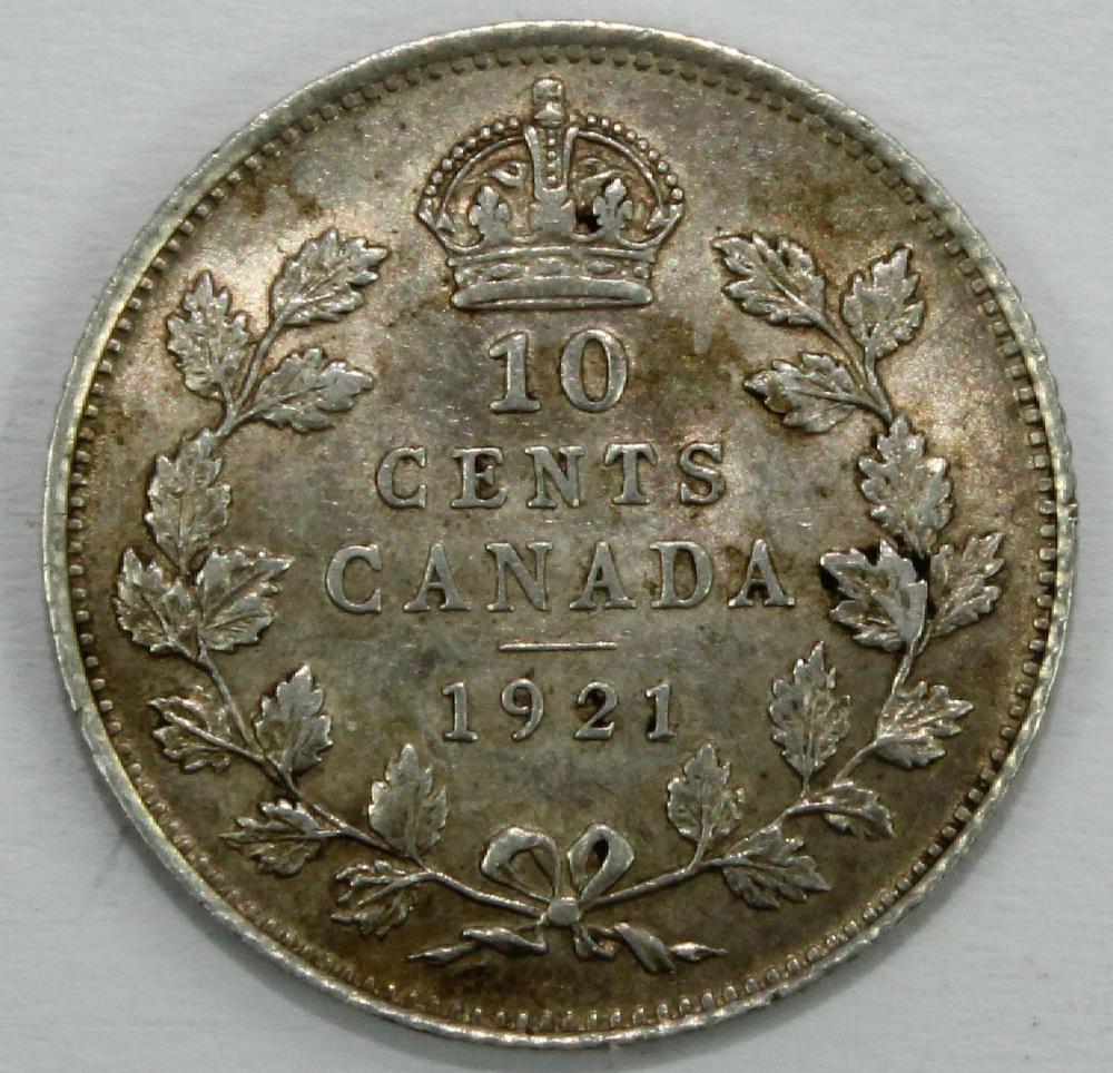 Canada 1921 Ten Cents, Unci... image