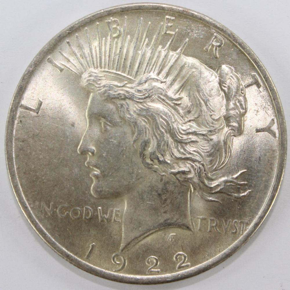 U.S.A. 1922 Silver (900) Do... image