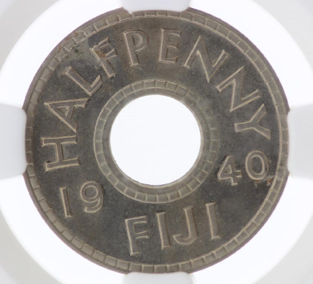 Fiji. 1940 Proof Halfpenny,... image