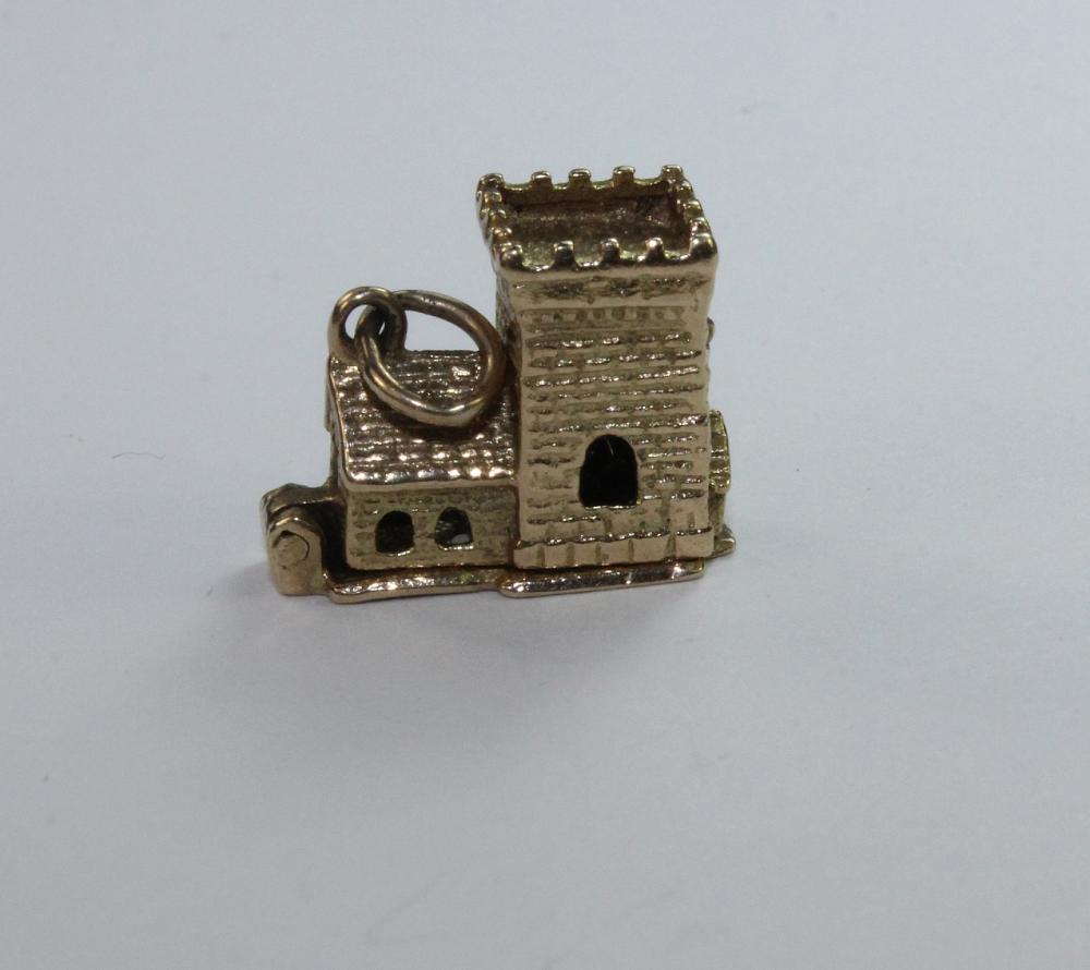 Church Charm in 9ct Yellow ... image