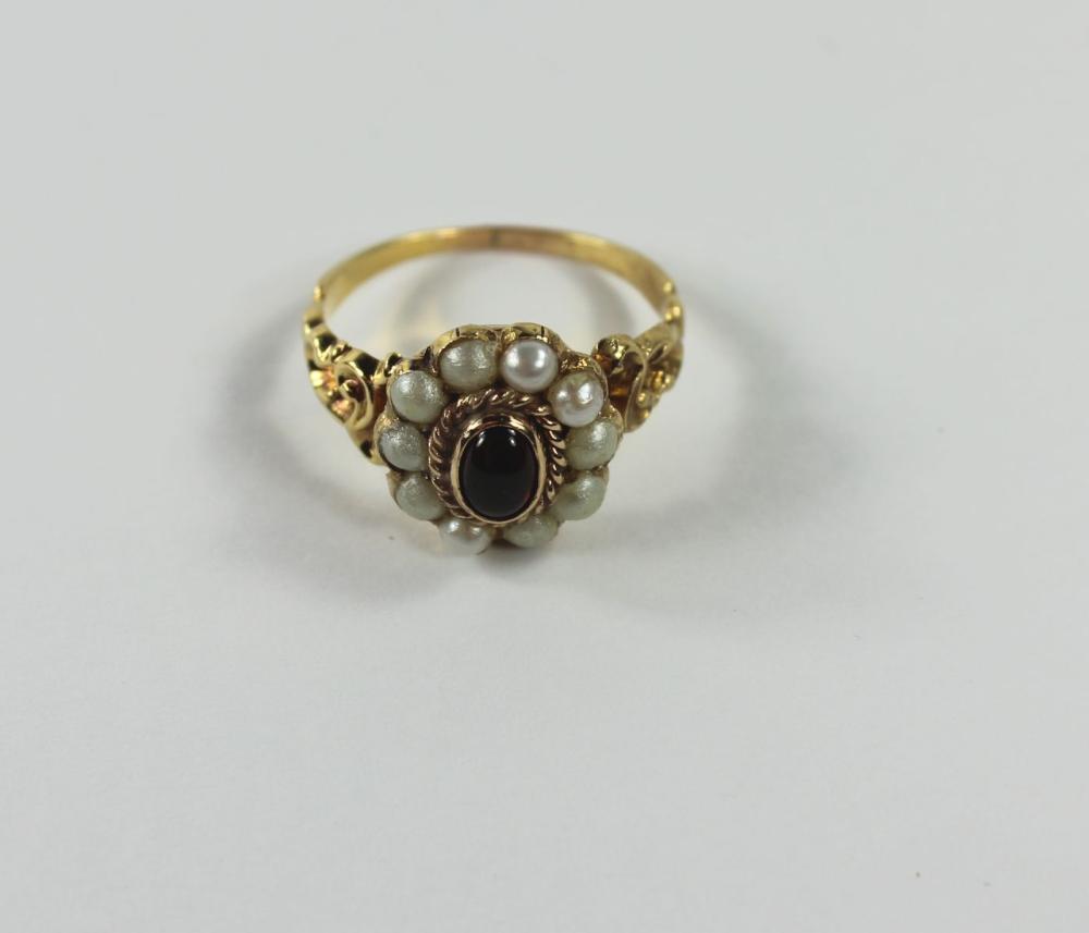 Antique-style Garnet & Seed... image