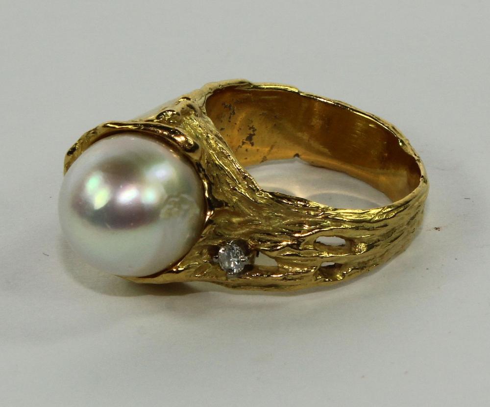 Exquisite Pearl and Diamond... image