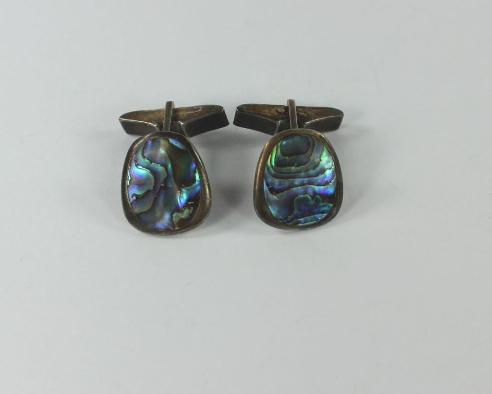 Vintage Paua Shell Cufflink... image