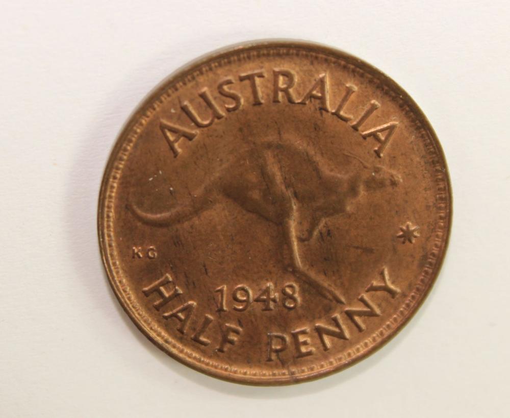 Australia 1948 (M) Halfpenn... image