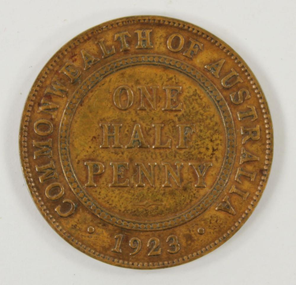 Australia 1923 Halfpenny, a... image