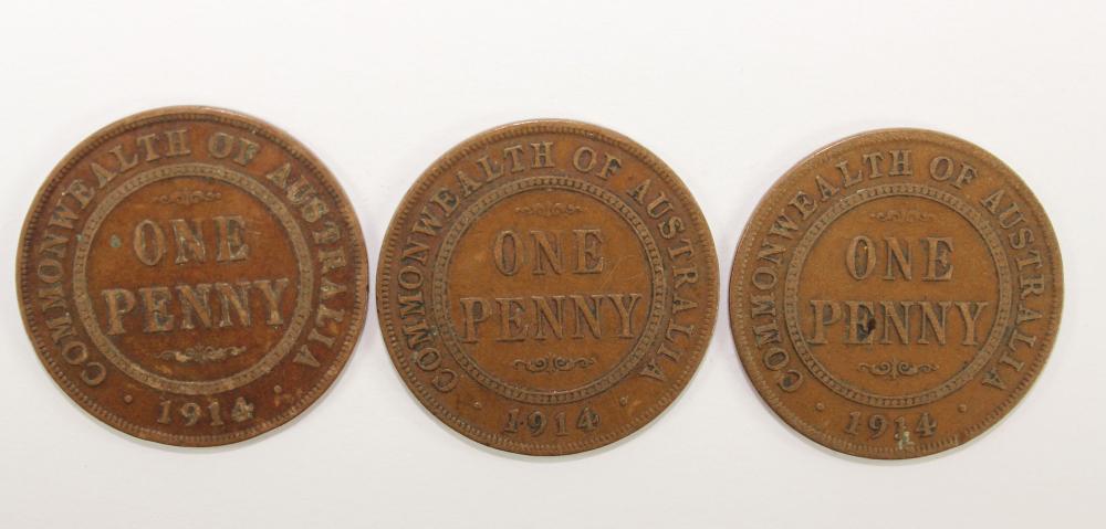 Australia 1914 Penny, VG/Fi... image