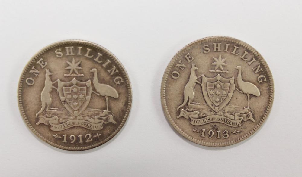 Australia 1912 & 1913 Shill... image