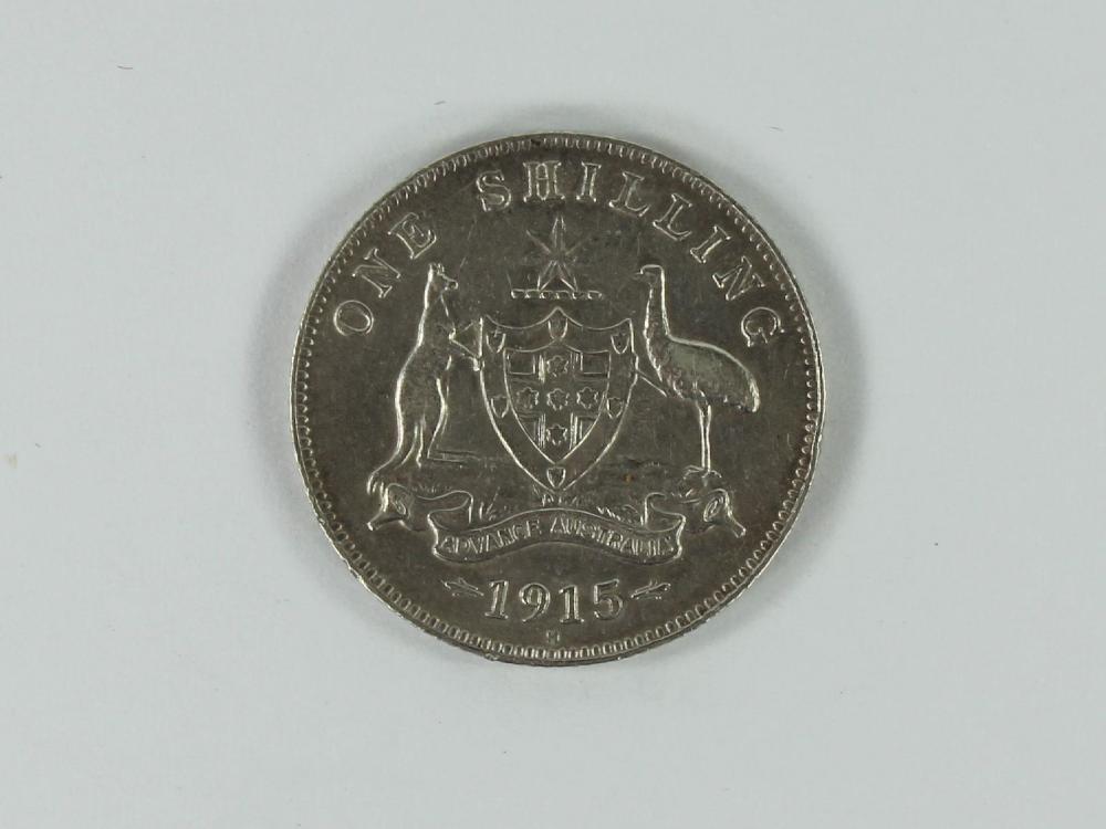 Australia 1915 H Shilling, ... image