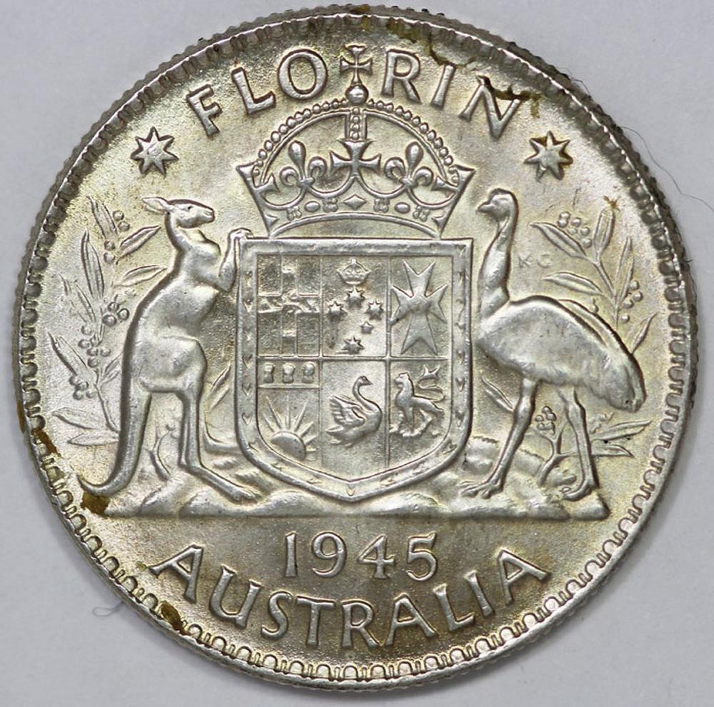 Australia 1945 Florin, Lust... image