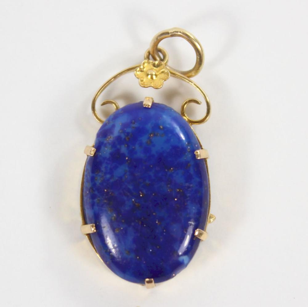 Lapis Lazuli Pendant in 9ct... image