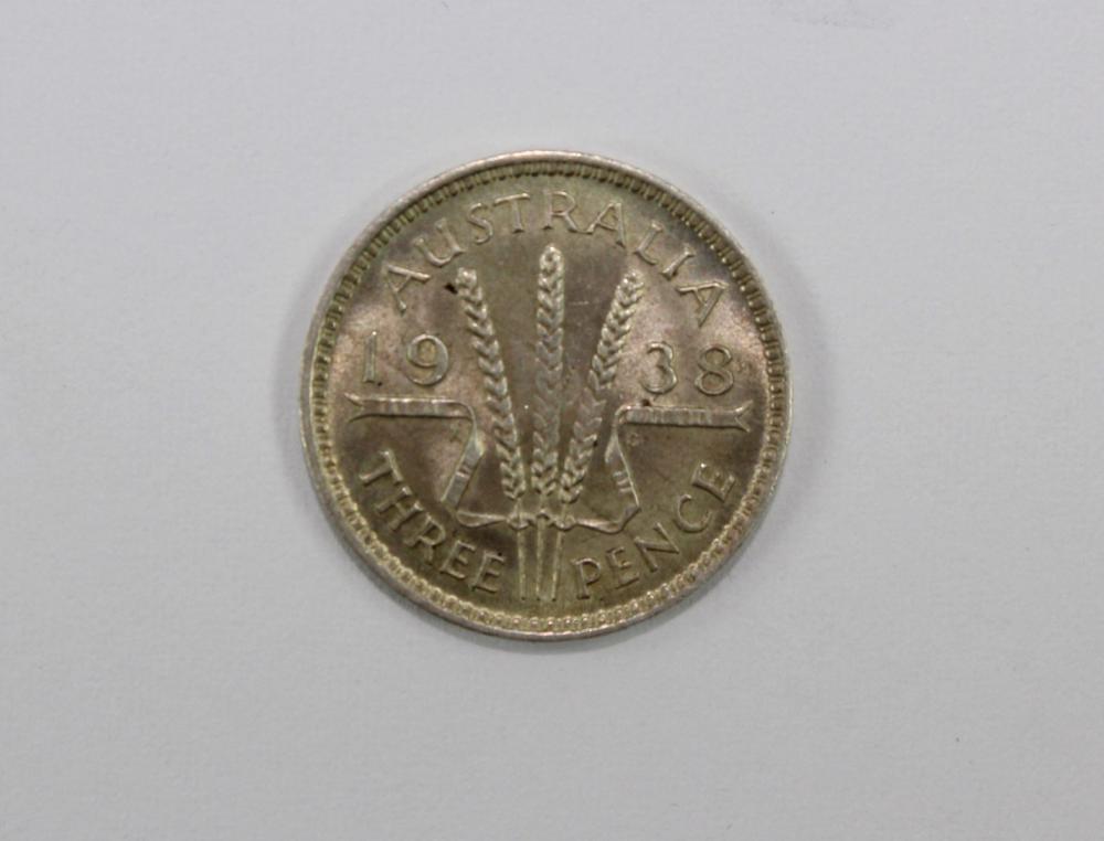 Australia 1938 Threepence, ... image