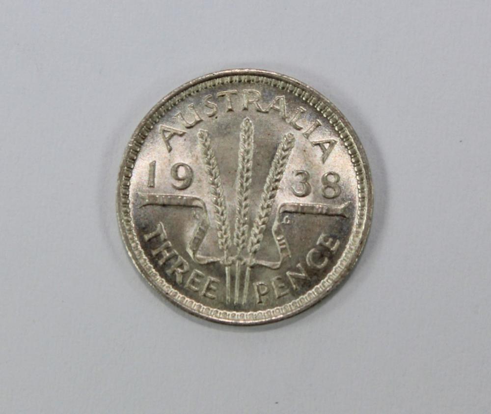 Australia 1938 Threepence, ... image