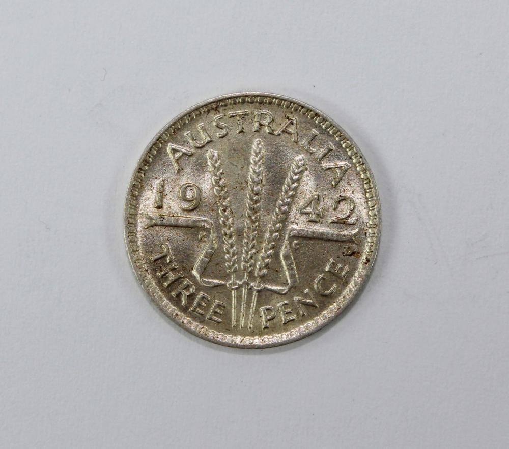 Australia 1942 D Threepence... image