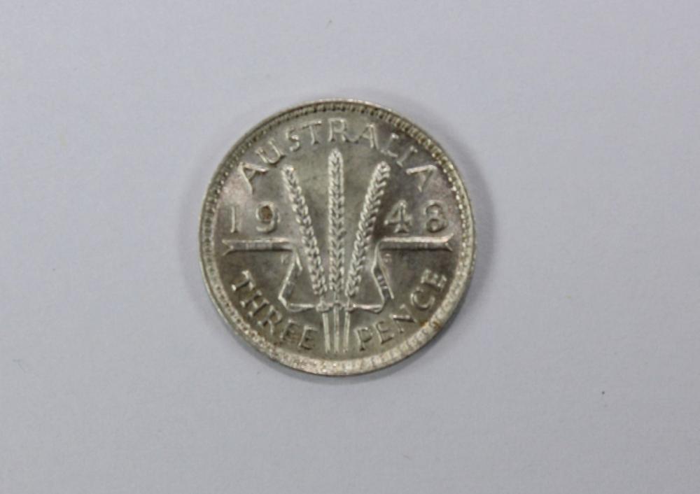 Australia 1948 Threepence, ... image