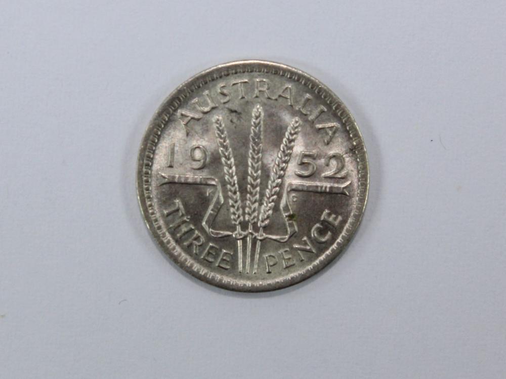 Australia 1952 Threepence, ... image