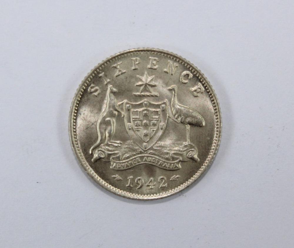 Australia 1942 Sixpence, ne... image