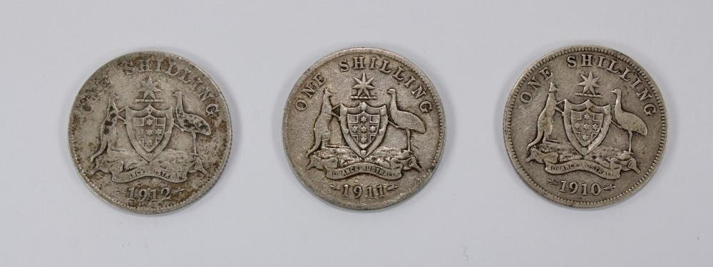 Australia 1910, 1911 & 1912... image