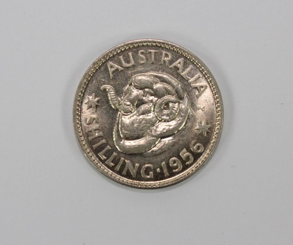 Australia 1956 Shilling, Ch... image