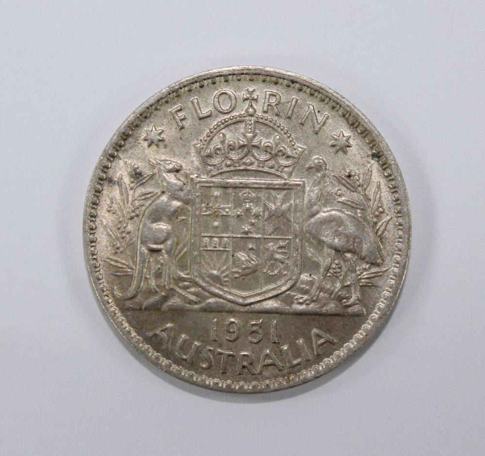 Australia 1951 Florin, Choi... image