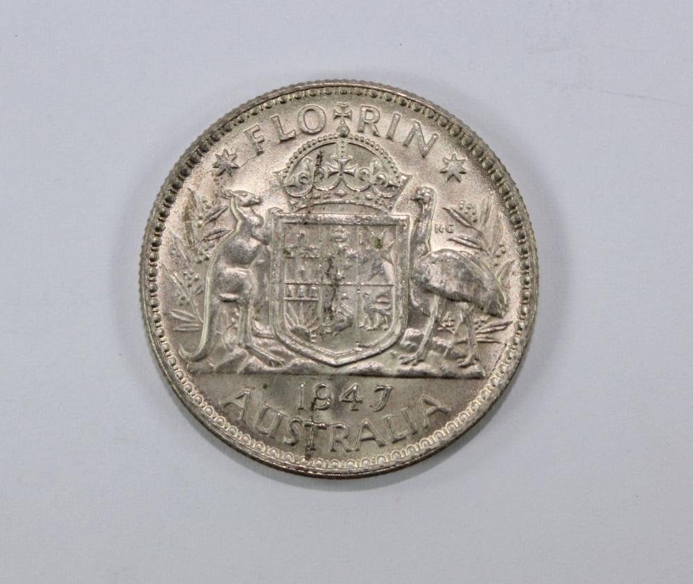 Australia 1947 Florin, Choi... image