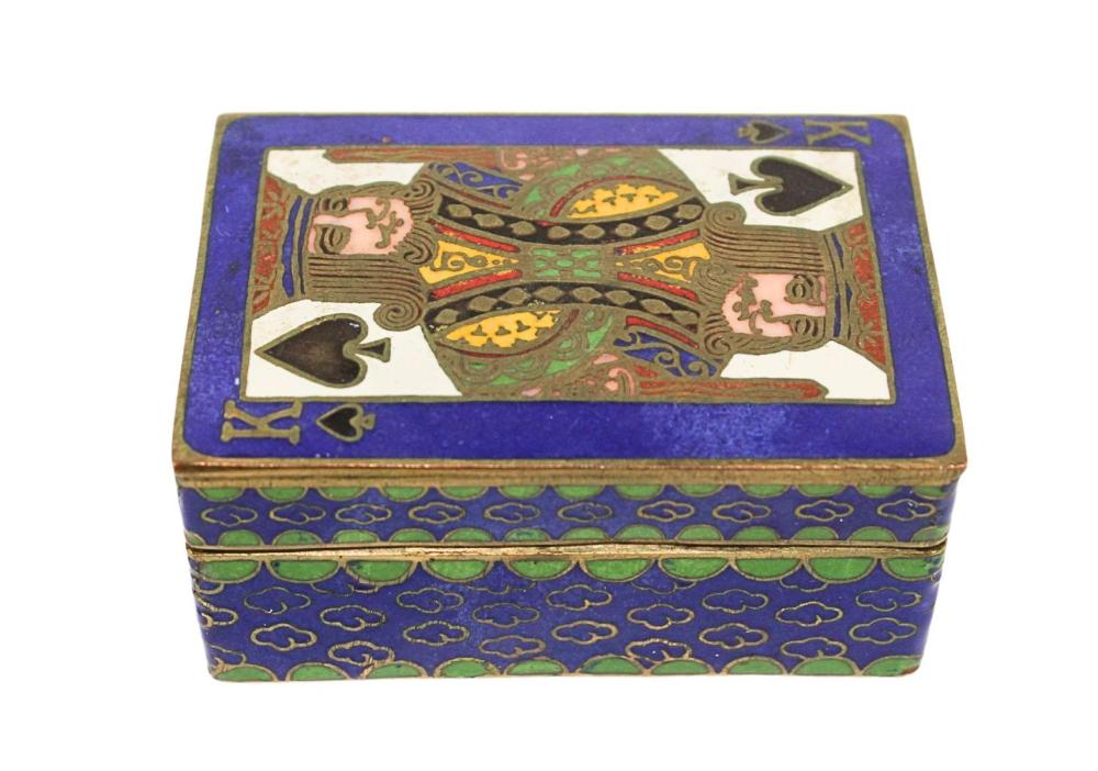 Chinese Cloisonné Box with ... image