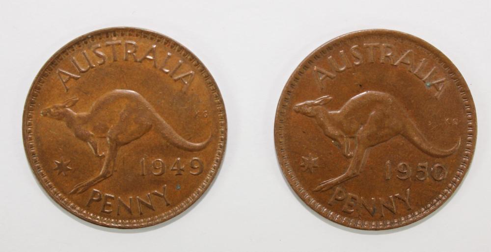 Australia 1949 & 1950 (M) P... image