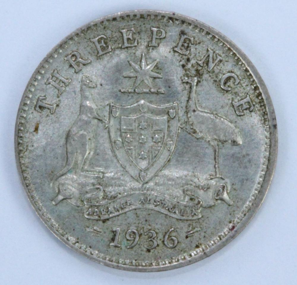 Australia 1936 Threepence C... image