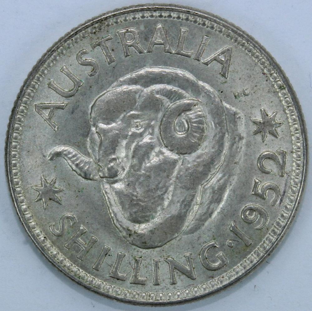 Australia 1952 Shilling, Ch... image