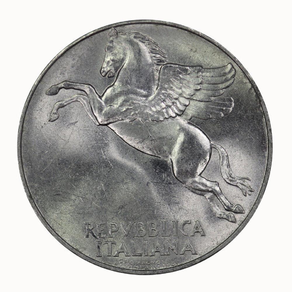 Italy 1950 R 10 Lire, Brill... image