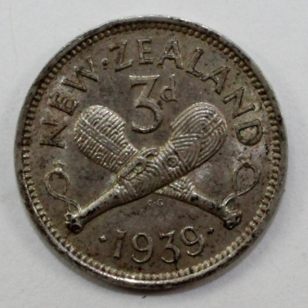 New Zealand 1939 Threepence... image