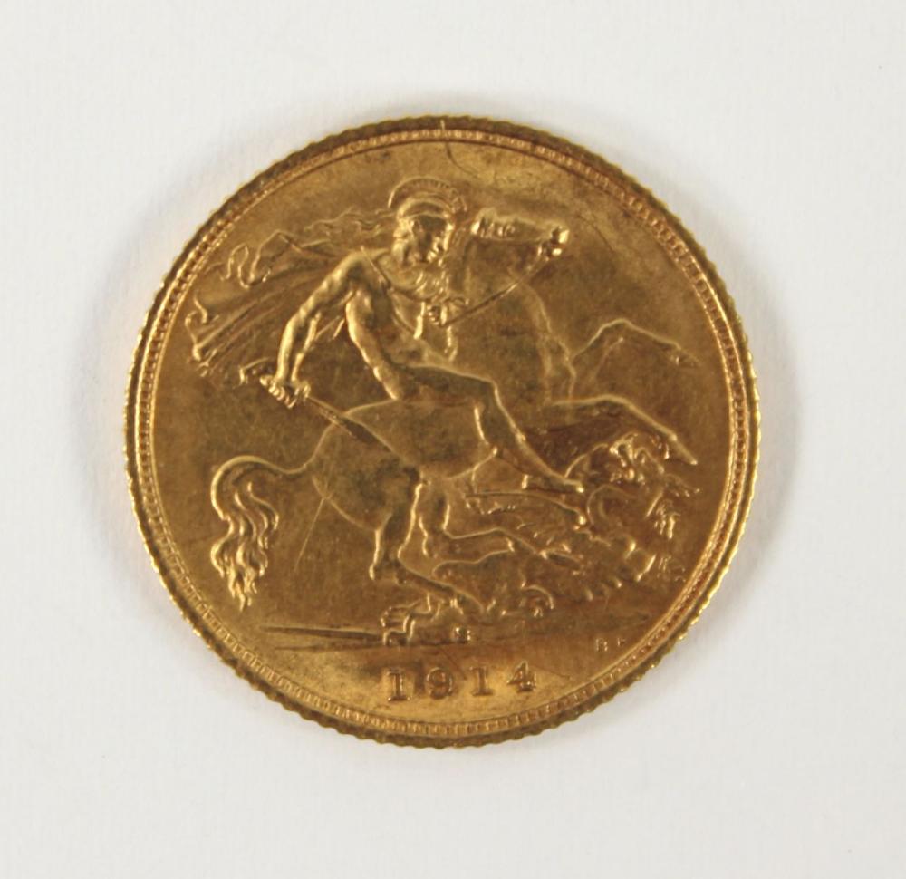 Australia 1914 S Gold (916)... image