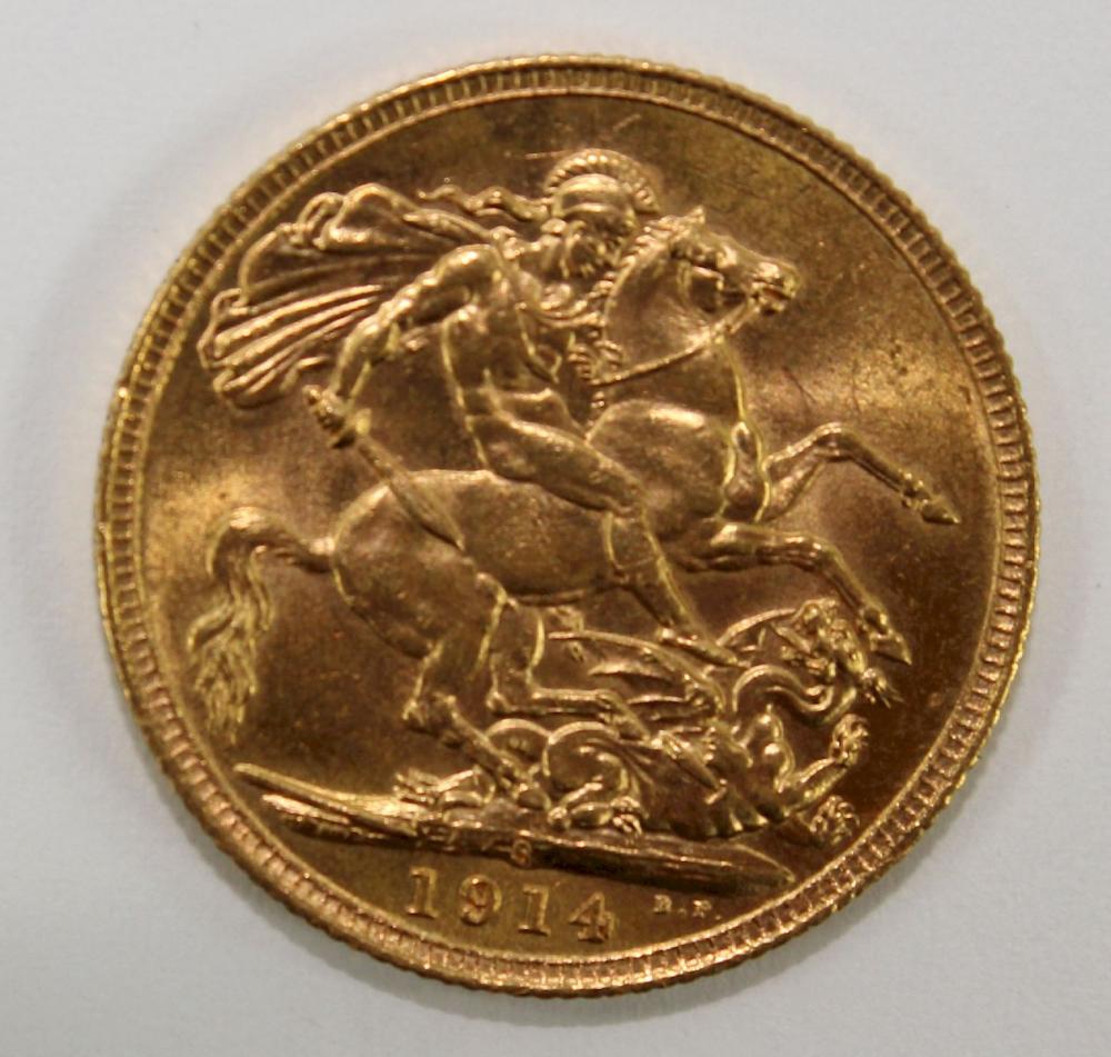 Australia 1914 S Gold (916)... image