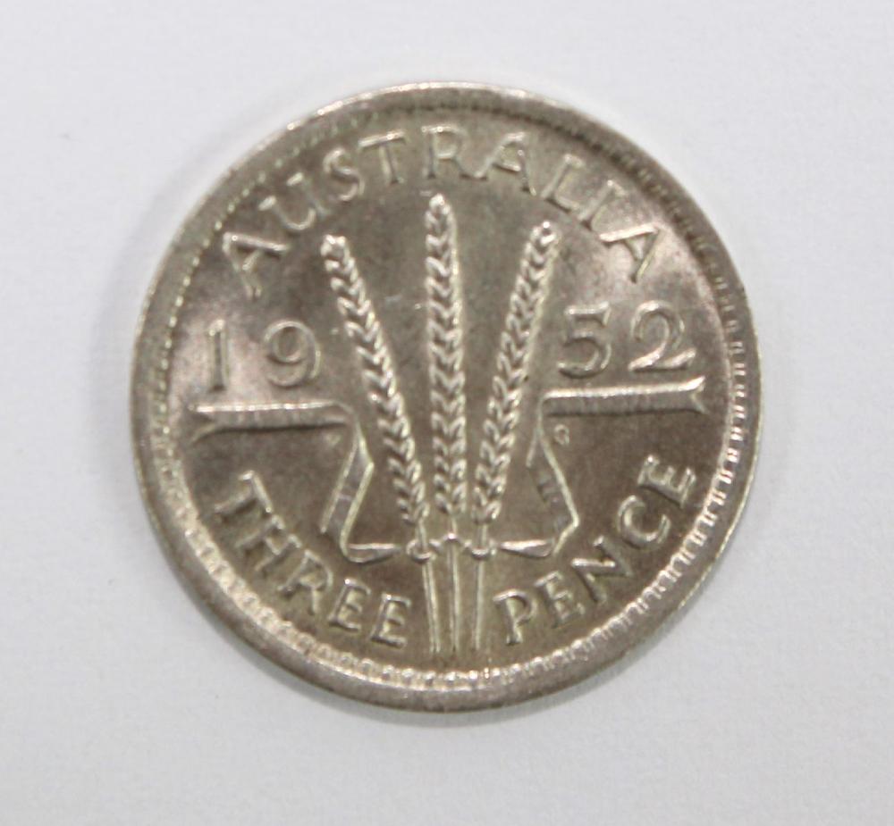 Australia 1952 Threepence, ... image