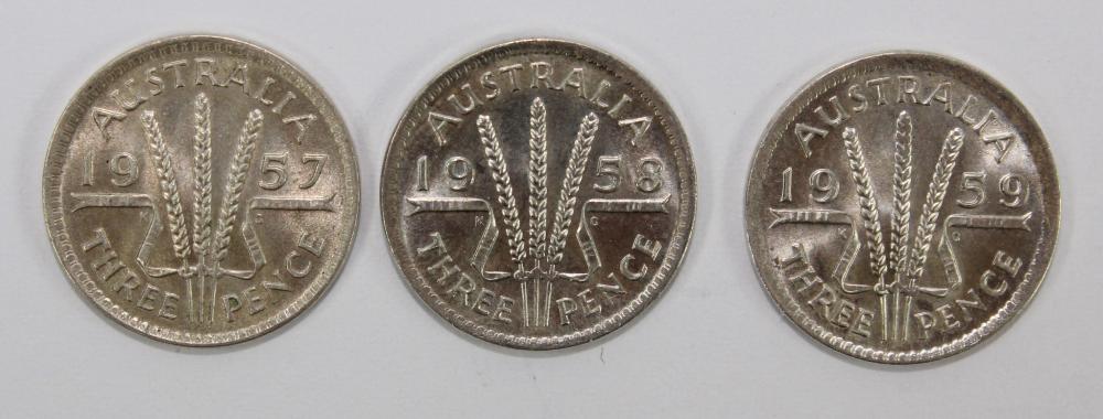 Australia 1957, 58 & 59 Thr... image